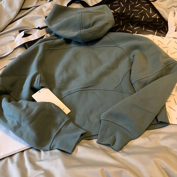 NWT Lululemon Scuba Oversized Half-Zip Hoodie, XS/S, Tidewater Teal - Picture 7 of 8